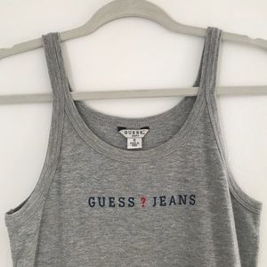 Guess Jeans Vintage Grey Tank Top Dress